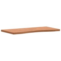 vidaXL Schreibtischplatte 80x(36-40)x2,5 cm Massivholz Buche