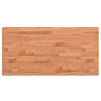 vidaXL Waschtischplatte 80x40x1,5 cm Massivholz Buche