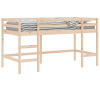 vidaXL Kinderhochbett mit Leiter 80x200 cm Massivholz Kiefer