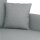 vidaXL 2-Sitzer-Sofa Hellgrau 140 cm Stoff