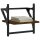vidaXL Wandregale mit Stangen 2 Stk. Braun Eichen-Optik 30x25x30 cm