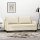 vidaXL 2-Sitzer-Sofa Creme 140 cm Kunstleder