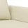 vidaXL 2-Sitzer-Sofa Creme 140 cm Kunstleder