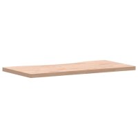 vidaXL Schreibtischplatte 80x(36-40)x2,5 cm Massivholz Buche