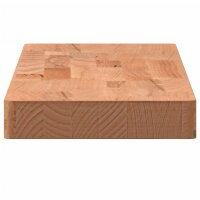 vidaXL Wandregal 80x20x4 cm Massivholz Buche