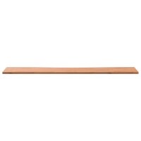 vidaXL Schreibtischplatte 110x(50-55)x1,5 cm Massivholz Buche