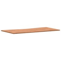 vidaXL Schreibtischplatte 110x(50-55)x1,5 cm Massivholz Buche