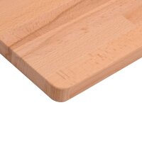 vidaXL Schreibtischplatte 100x50x2,5 cm Massivholz Buche