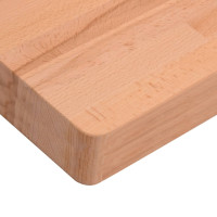 vidaXL Schreibtischplatte 110x55x4 cm Massivholz Buche