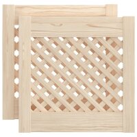 vidaXL Schranktüren 2 Stk. Gitter-Design 39,5x39,5cm...