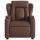 vidaXL Massagesessel Braun Kunstleder