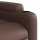 vidaXL Massagesessel Braun Kunstleder