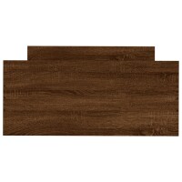 vidaXL Bettgestell Braun Eichen-Optik 90x190 cm Holzwerkstoff