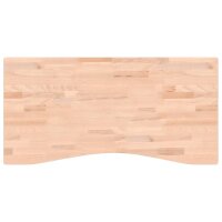 vidaXL Schreibtischplatte 100x(45-50)x1,5 cm Massivholz...