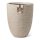 Capi Vase Waste Rib Elegant Niedrig 34x46 cm Terrazzo Beige