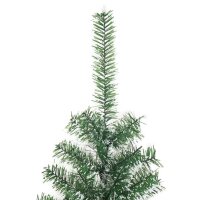 vidaXL K&uuml;nstlicher Weihnachtsbaum Beschneit Gr&uuml;n 240 cm