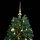 vidaXL K&uuml;nstlicher Weihnachtsbaum Klappbar 300 LEDs &amp; Kugeln 210 cm