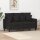 vidaXL 2-Sitzer-Sofa Schwarz 120 cm Stoff