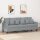 vidaXL 3-Sitzer-Sofa Hellgrau 180 cm Stoff