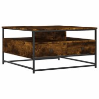 vidaXL Couchtisch R&auml;uchereiche 80x80x45 cm Holzwerkstoff