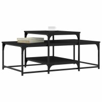 vidaXL Couchtisch Schwarz 102x60x45 cm Holzwerkstoff