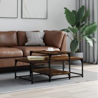 vidaXL Couchtisch R&auml;uchereiche 102x60x45 cm Holzwerkstoff