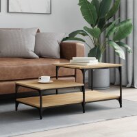 vidaXL Couchtisch Sonoma-Eiche 100x50,5x45 cm Holzwerkstoff