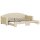 vidaXL Tagesbett Ausziehbar Creme 80x200 cm Stoff