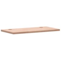 vidaXL Schreibtischplatte 80x40x2,5 cm Massivholz Buche