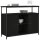 vidaXL Sideboard Schwarz 100x35x80 cm Holzwerkstoff