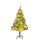 vidaXL Künstlicher Weihnachtsbaum mit Schnee & Kugeln 150 LEDs 120 cm