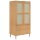 vidaXL Kleiderschrank SENJA Rattan-Optik Braun 90x55x175cm Kiefernholz