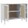 vidaXL Sideboard SENJA Rattan-Optik Wei&szlig; 112x40x80 cm Kiefernholz