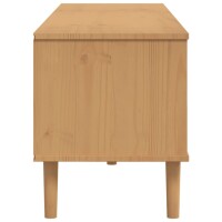 vidaXL TV-Schrank SENJA Rattan-Optik Braun 158x40x49 cm Kiefernholz