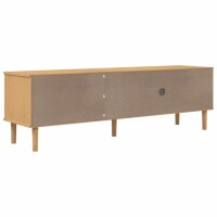 vidaXL TV-Schrank SENJA Rattan-Optik Braun 158x40x49 cm Kiefernholz