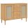 vidaXL Sideboard SENJA Braun 112x40x80 cm Massivholz Kiefer