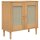 vidaXL Sideboard SENJA Rattan-Optik Braun 80x35x80 cm Kiefernholz