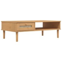 vidaXL Couchtisch SENJA Rattan-Optik Braun 100x55x33 cm Kiefernholz