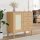 vidaXL Sideboard SENJA Rattan-Optik Braun 80x40x80 cm Kiefernholz