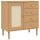 vidaXL Sideboard SENJA Rattan-Optik Braun 80x40x80 cm Kiefernholz