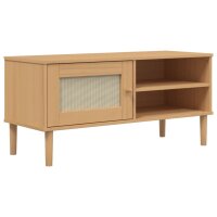 vidaXL TV-Schrank SENJA Rattan-Optik Braun 106x40x49 cm Kiefernholz