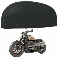 vidaXL Motorrad-Abdeckung Schwarz 265x105x125 cm 210D Oxford
