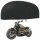 vidaXL Motorrad-Abdeckung Schwarz 265x105x125 cm 210D Oxford