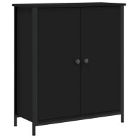 vidaXL Sideboard Schwarz 70x30x80 cm Holzwerkstoff