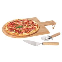 Excellent Houseware 3-tlg. Pizza-Schneidebrett Set 43x30...