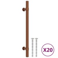 vidaXL Möbelgriffe 20 Stk. Bronzen 160 mm Edelstahl