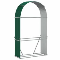 vidaXL Kaminholzunterstand Grün 120x45x210 cm...