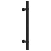 vidaXL Möbelgriffe 10 Stk. Schwarz 128 mm Edelstahl