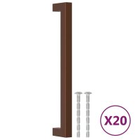 vidaXL Möbelgriffe 20 Stk. Bronzen 192 mm Edelstahl