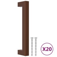 vidaXL Möbelgriffe 20 Stk. Bronzen 128 mm Edelstahl